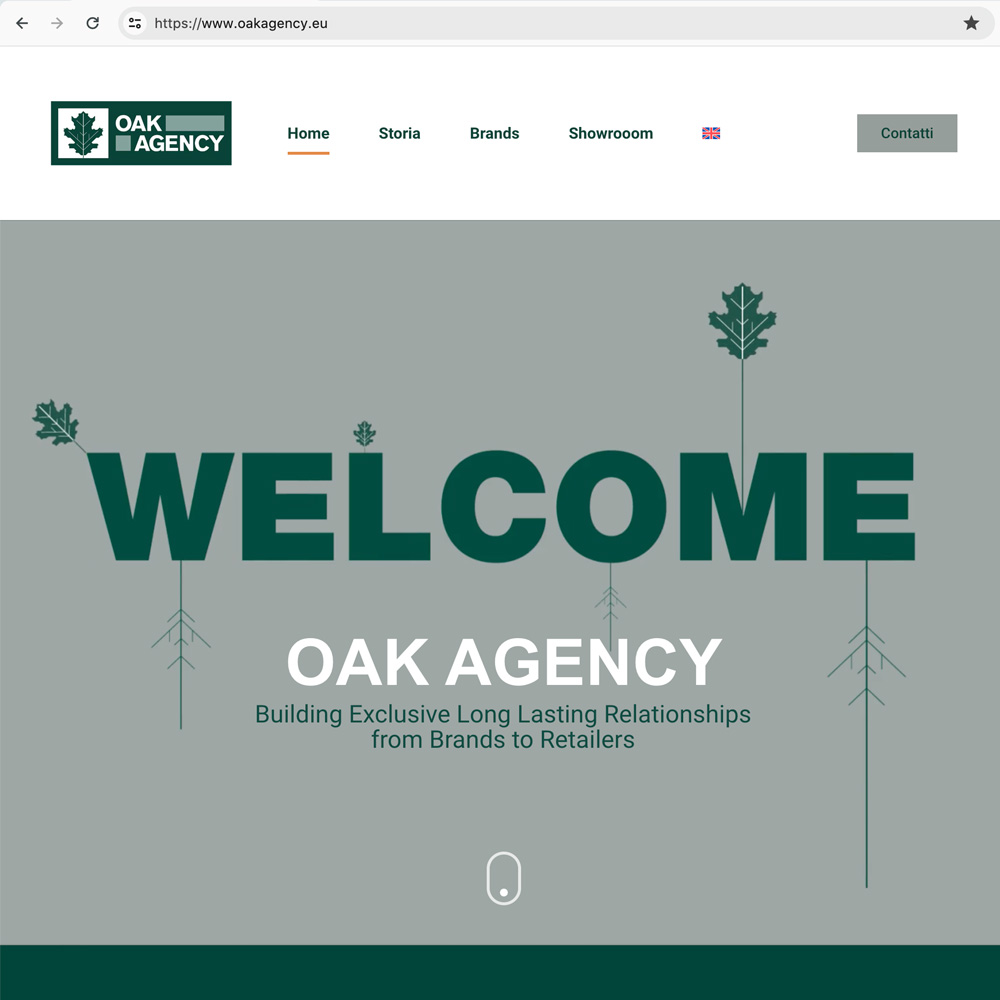 OAK AGENCY website by OTQ